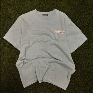 Balenciaga Men's Blue T-Shirt